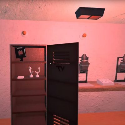 Screenshot from virtual reality darkroom