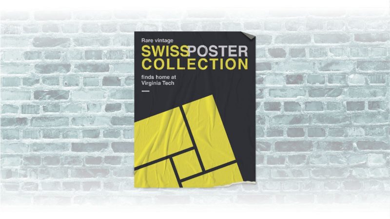 Rare vintage Swiss poster collection finds a home at Virginia Tech
