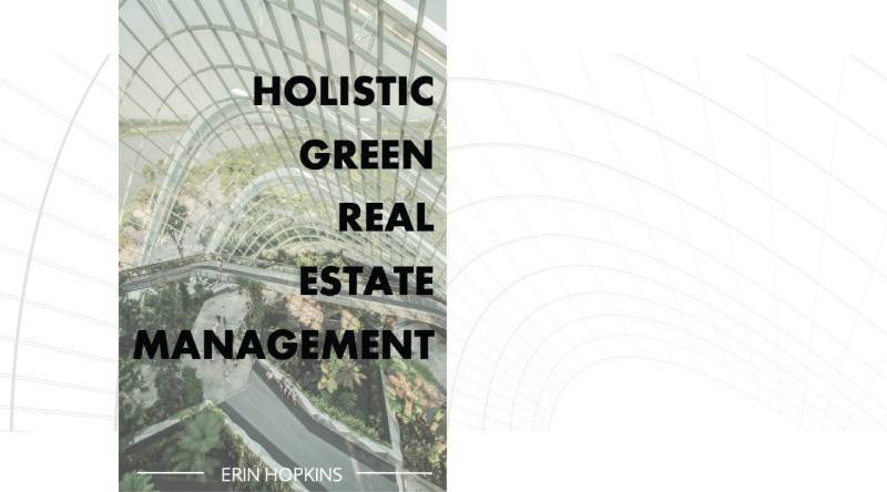 Book cover featuring a photo of a modern building with curving lines and lots of greenery.